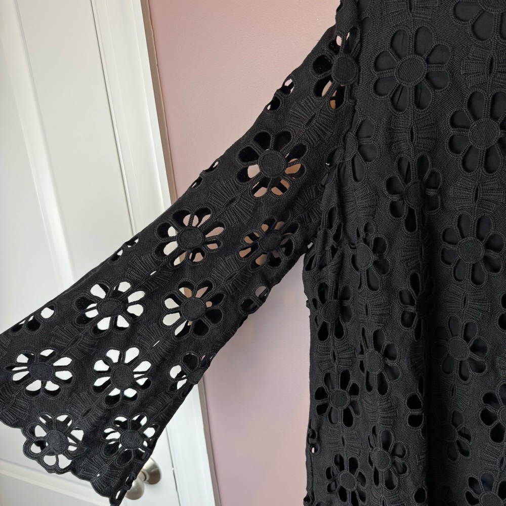 NWT Tuckernuck Noir Eyelet Hutton Dress Classy - Picture 9 of 13